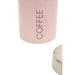 Liberty Pink Enamel Coffee Canister - Modern Home Interiors