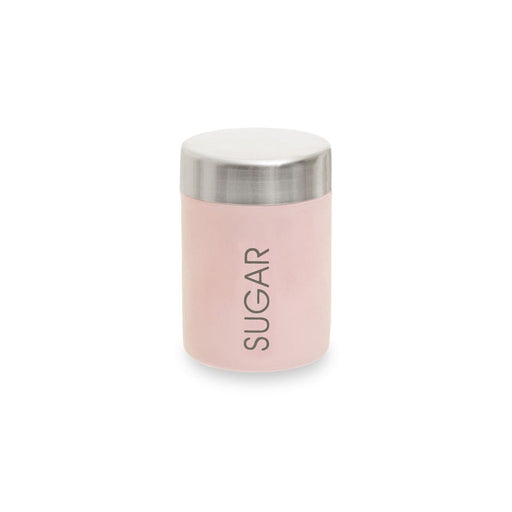 Liberty Pink Enamel Sugar Canister - Modern Home Interiors