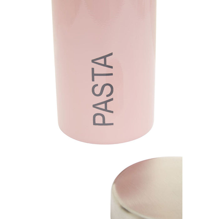 Liberty Pink Enamel Pasta Canister - Modern Home Interiors