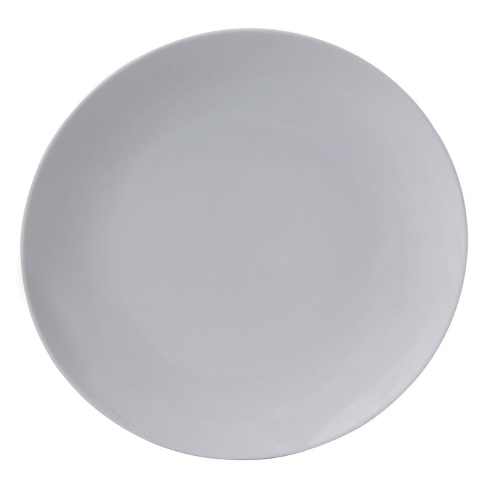 White Porcelain Dinner Plates (16pc)