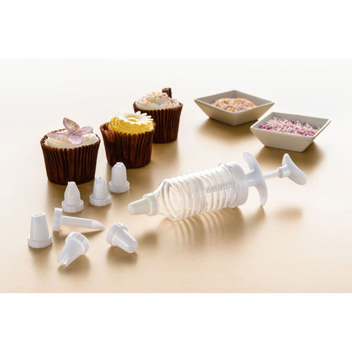 White and Clear Cake Decorating Set - Modern Home Interiors