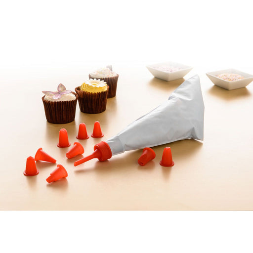Cake Decorating Set with 10 Plastic Nozzles - Modern Home Interiors