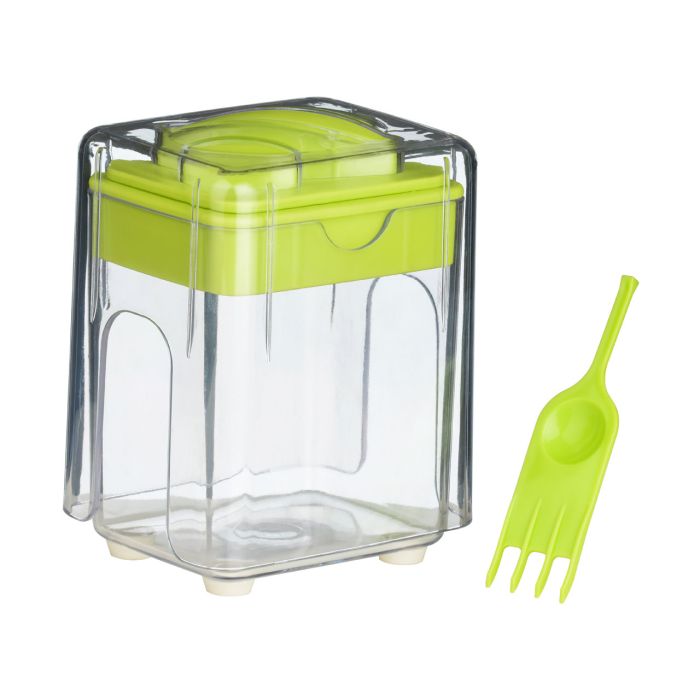 Lime Green and Clear Durable Potato Chipper Kitchen Food Prep Gadget
