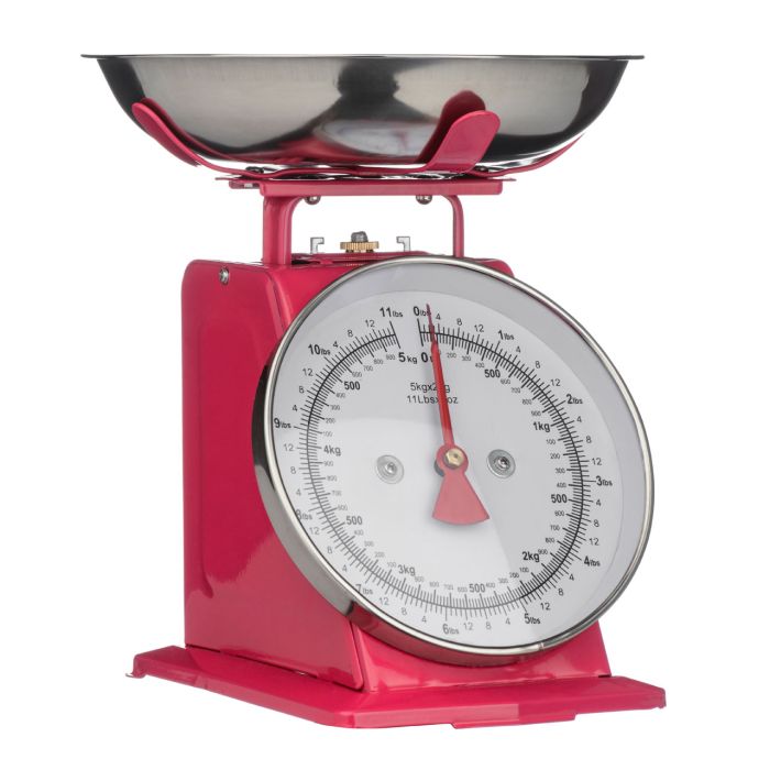 Retro Kitchen Scale 5KG - Hot Pink