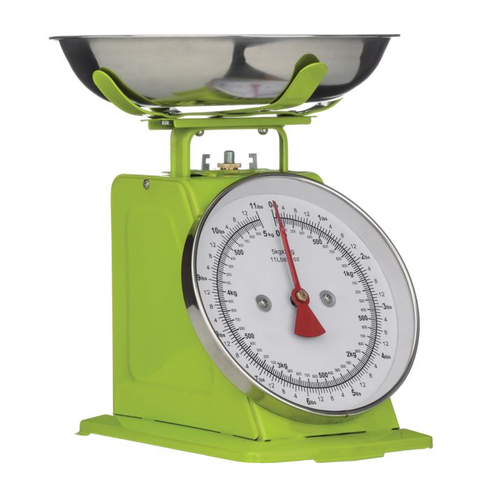 Retro Kitchen Scale 5KG - Lime Green