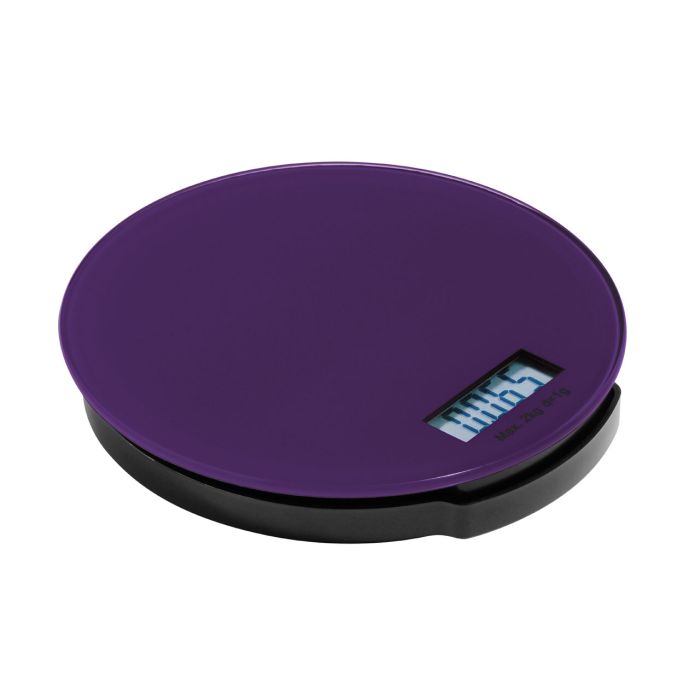 Round Food Scale Kitchen Essentials Round Measuring Glass Food Prep Digital Scale - 2KG ...