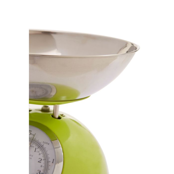 Round Half Circle Design Kitchen Scale 5KG - Lime Green