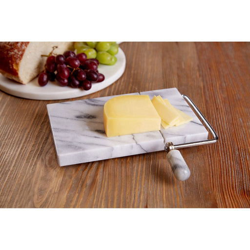 White Marble Cheese Slicer - Modern Home Interiors
