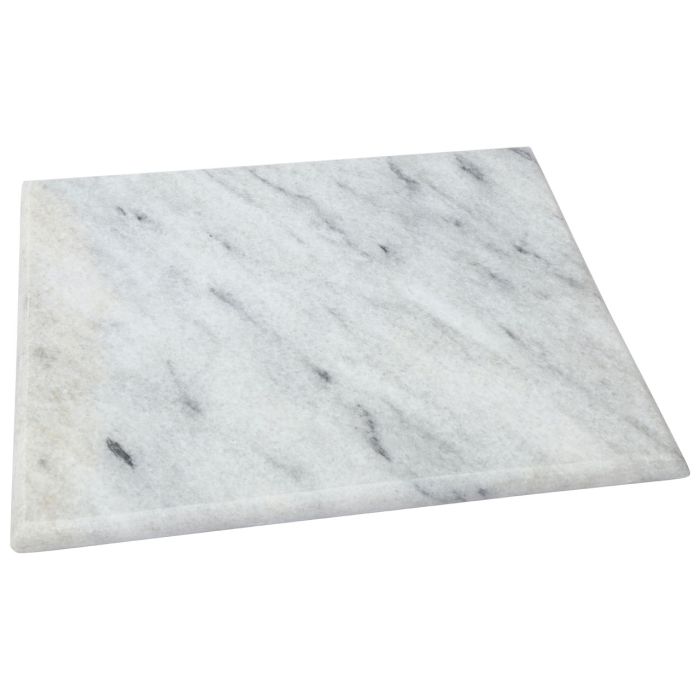White Stone Marble Chopping Board Rectangular - 31 x 21cm