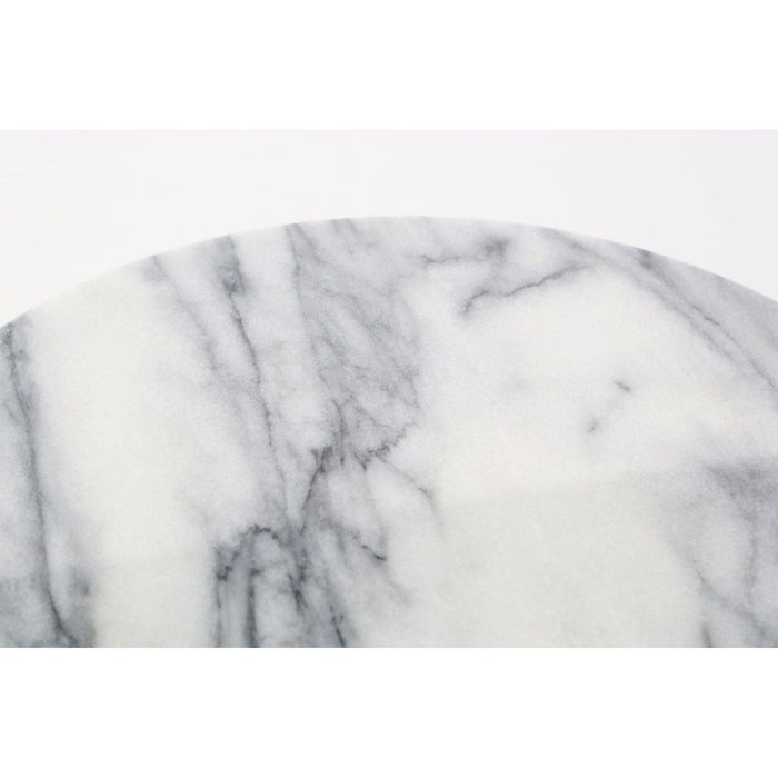 White/Grey Marble Cake Stand - Modern Home Interiors