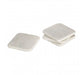 White Marble Square Rounded Coasters - Set of 4 - Modern Home Interiors