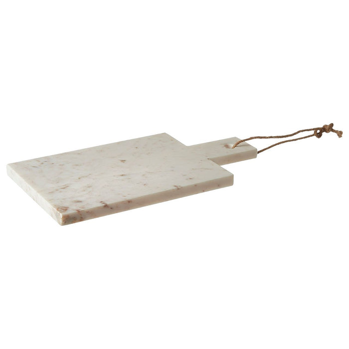 Paddle Board Chopping Board White and Grey Stone Marble - 36 x 19cm