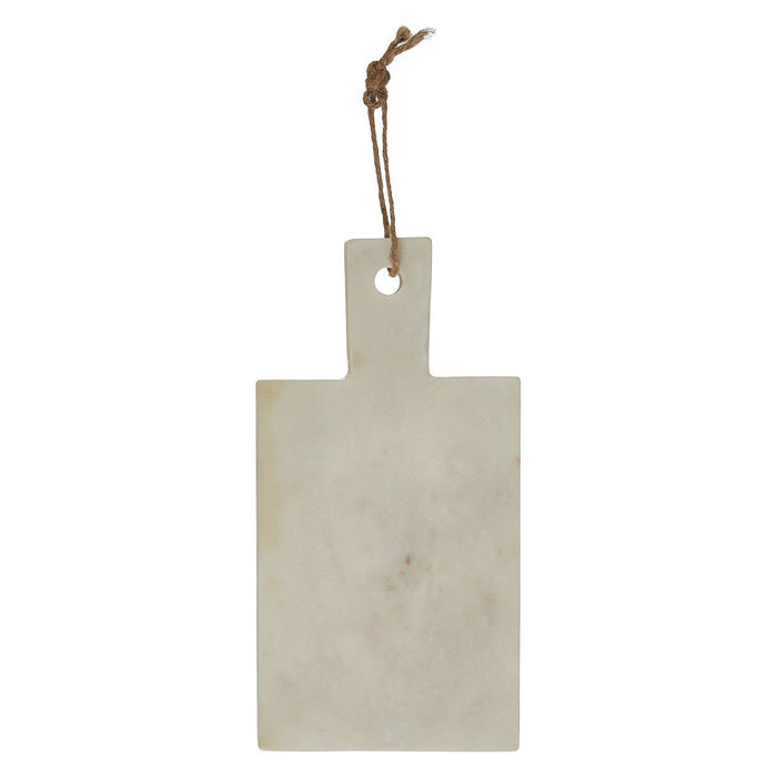 Paddle Board Chopping Board White and Grey Stone Marble - 30 x 15cm