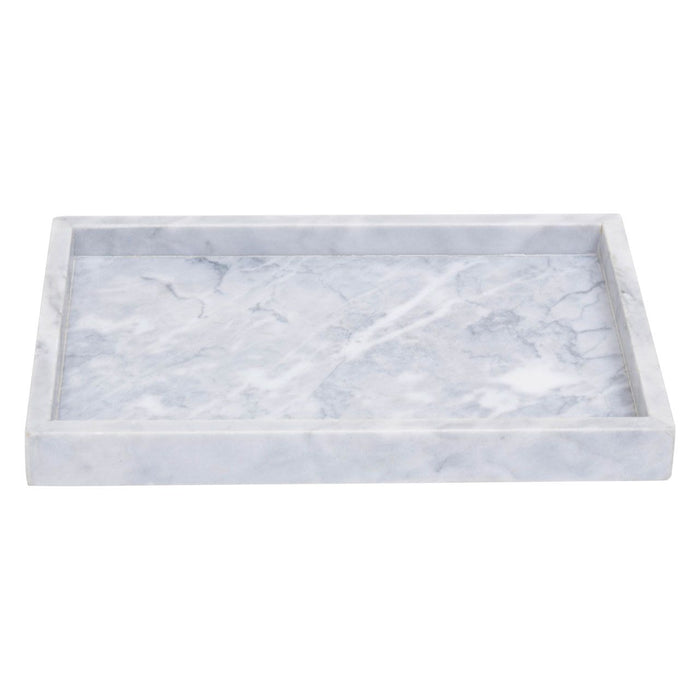 Grey Solid Marble Stone Tray