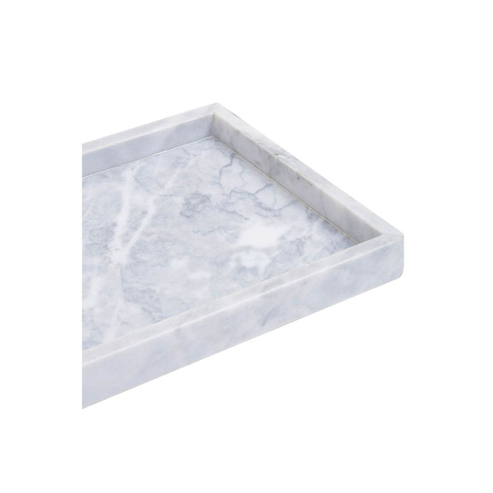Grey Solid Marble Stone Tray