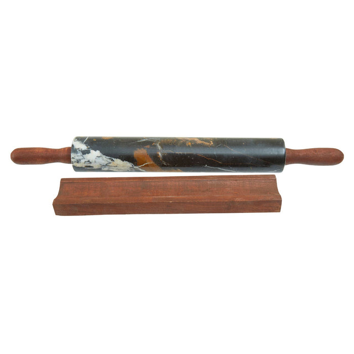 Ziarat Black and Gold Marble Rolling Pin - Modern Home Interiors