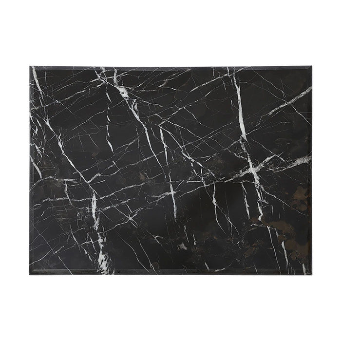 Raised Platform Black Stone Marble Chopping Board - Rectangular 31 x 21cm