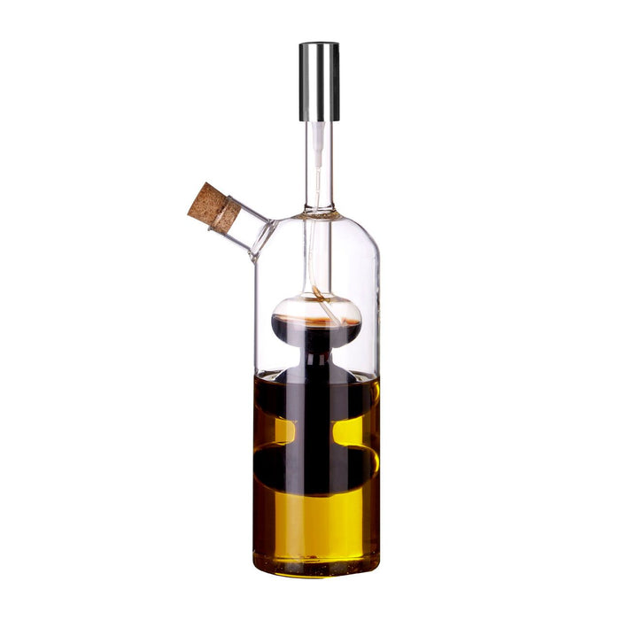 Oil and Vinegar Dispenser Apparatus Pourer / Sprayer Glass Bottle