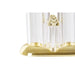 Gozo Transparent and Gold 4Pc Condiments Set - Modern Home Interiors
