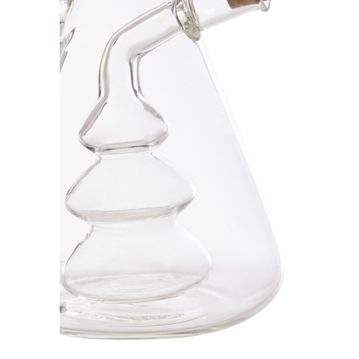 Oil and Vinegar Dispenser Apparatus Round Inner Glass Bottle