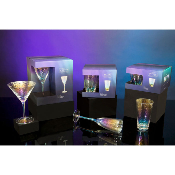 Set of 4 Aurora Hi Ball Glasses - 445ml - Modern Home Interiors