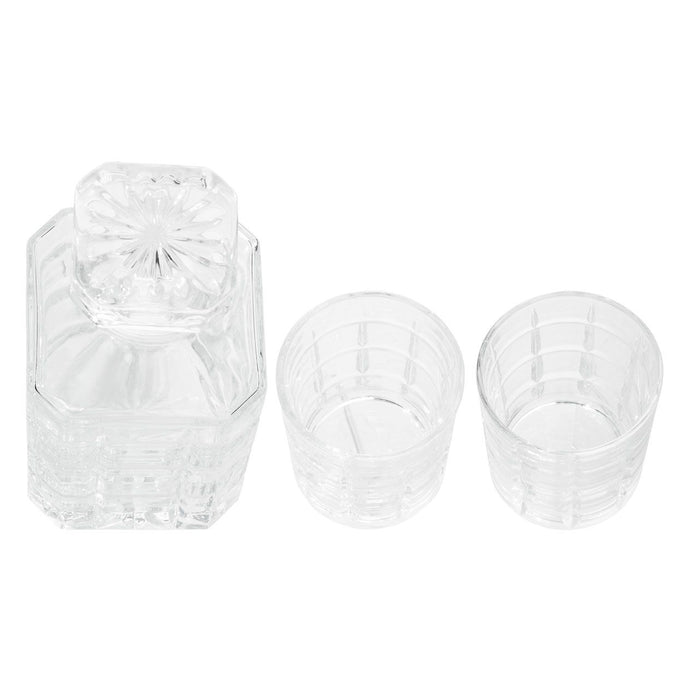 Decanter and 2 Tumblers Premium Glassware Set