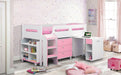 Kimbo Pink Or Blue Midi Sleeper Kids Bed + Ortho Mattress - Modern Home Interiors