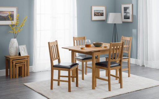Coxmoor Extending Oak Dining Table - Modern Home Interiors