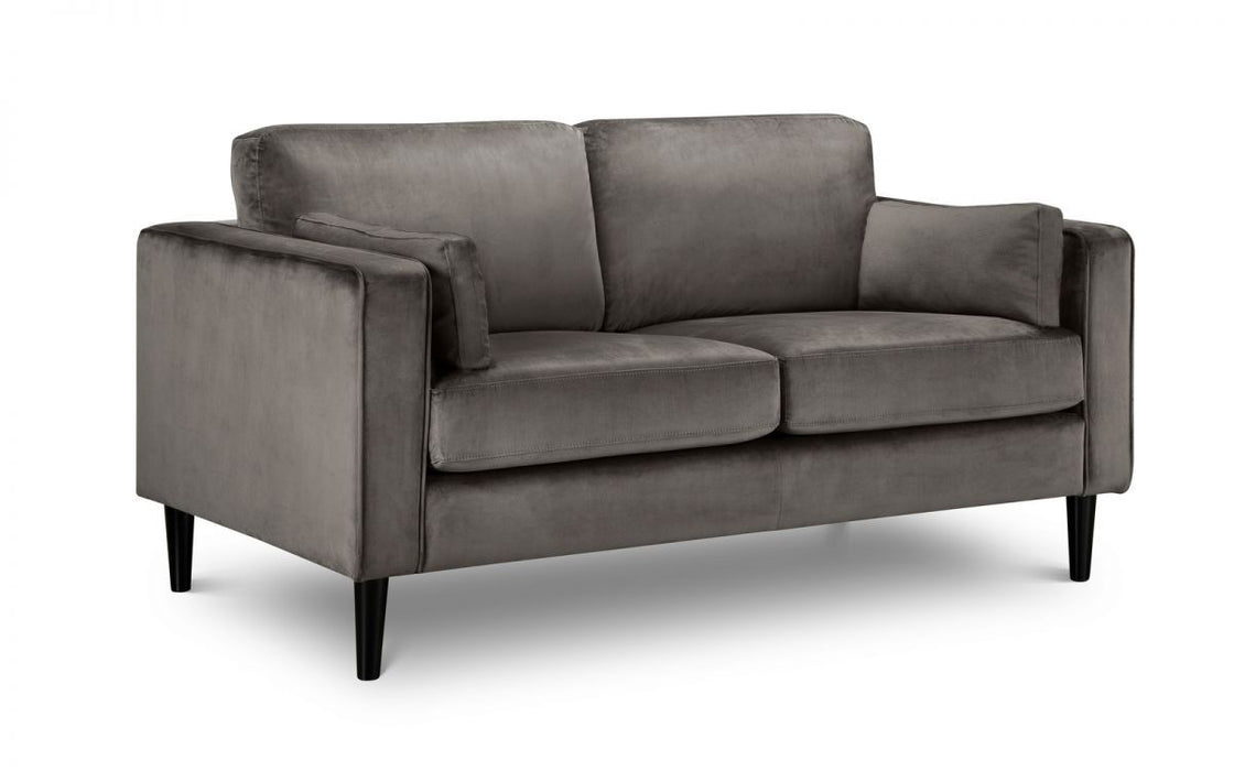 Julian Bowen Hayward Velvet 2 Seater Sofa - Modern Home Interiors