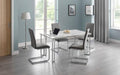 Positano White Marble Dining Set - Modern Home Interiors