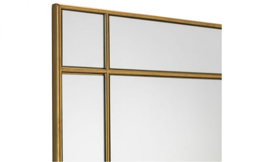 Fortissimo Square Panel Mirror with Gold Trim - Modern Home Interiors