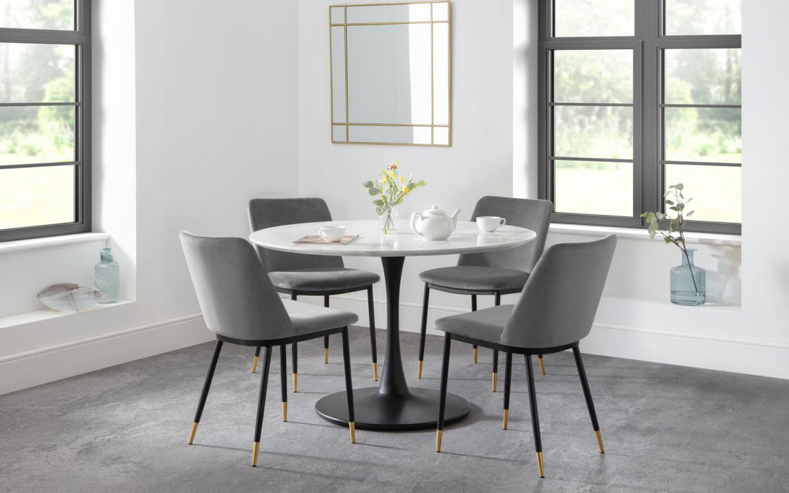 Delaunay Dining Chair - Grey - Modern Home Interiors