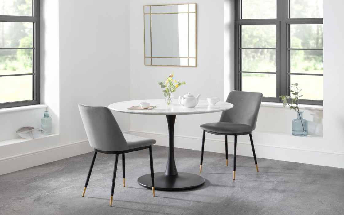 Delaunay Dining Chair - Grey - Modern Home Interiors