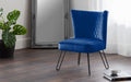 Lisbon Chair - Blue Velvet - Modern Home Interiors