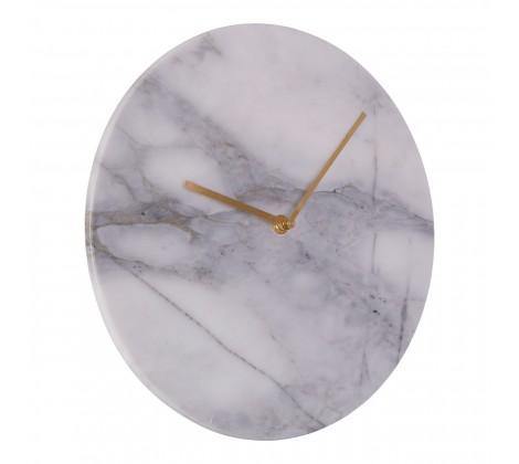 Lamonte Grey Marble Wall Clock - Modern Home Interiors