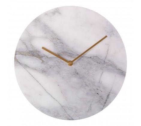 Lamonte Grey Marble Wall Clock - Modern Home Interiors