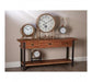 Hayden Antique Silver Finish Table Clock - Modern Home Interiors