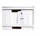 New England White 5 Drawer Tall Chest - Modern Home Interiors