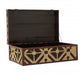 Aztec Brown Coffee Table Storage Trunk - Modern Home Interiors