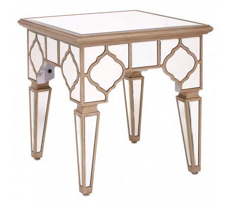 Medina Mirrored Side Table - Modern Home Interiors