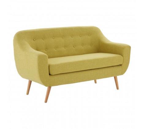 Odense Yellow Fabric Sofa - Modern Home Interiors