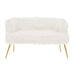SIENNA SOFA WITH GOLD FINISH LEGS - Modern Home Interiors