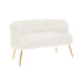 SIENNA SOFA WITH GOLD FINISH LEGS - Modern Home Interiors