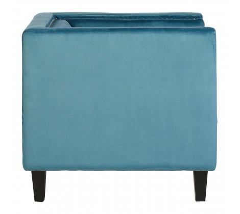 Felisa Blue Velvet Chair - Modern Home Interiors