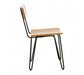 District Rustic Steel Chair - Modern Home Interiors