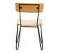 District Rustic Steel Chair - Modern Home Interiors