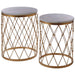 Arcana Set of 2 Marble / Iron Tables - Modern Home Interiors
