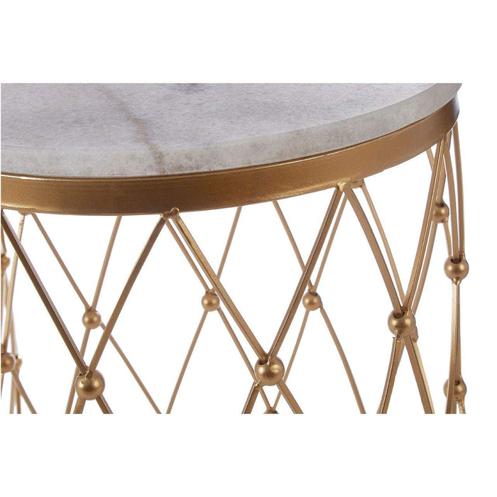 Arcana Set of 2 Marble / Iron Tables - Modern Home Interiors