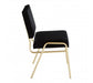 Lexa Black Velvet Chair - Modern Home Interiors