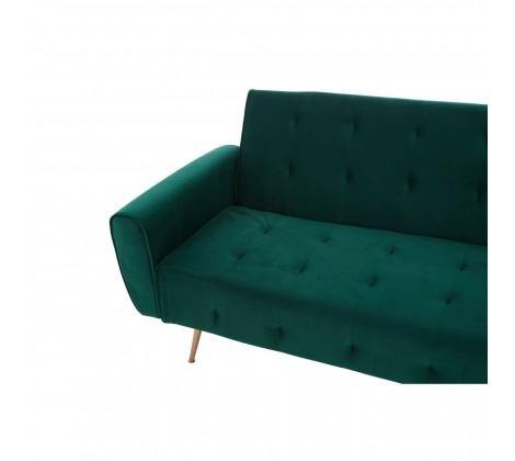 Hayton Green Velvet Sofa Bed - Modern Home Interiors